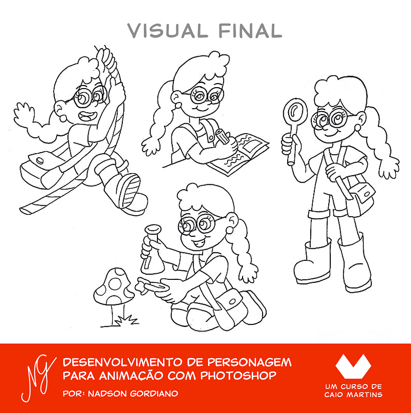 Desenvolvimento de Personagem para Animação (com Photoshop) 7