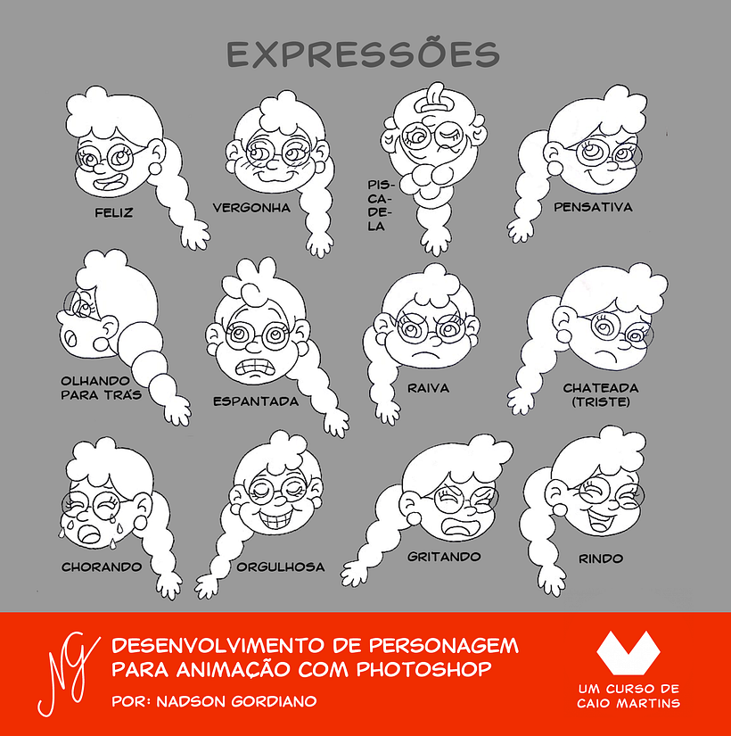 Desenvolvimento de Personagem para Animação (com Photoshop) 8