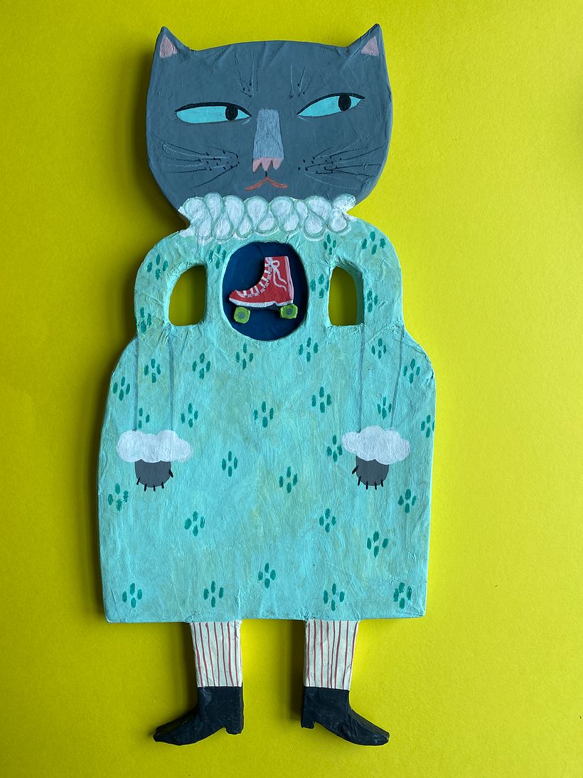 My project in Paper Mache for Beginners: Sculpt a Colorful Character course 1