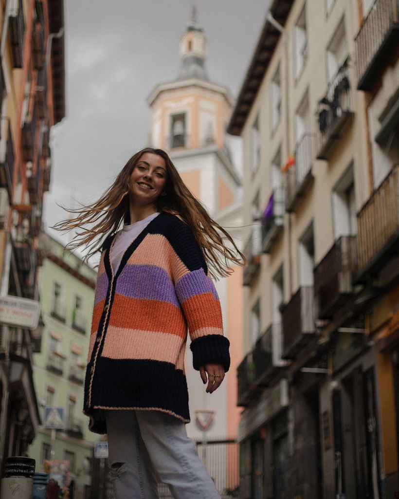 Clara nas ruas de Lavapiés