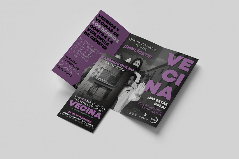 Tríptico campaña 25N