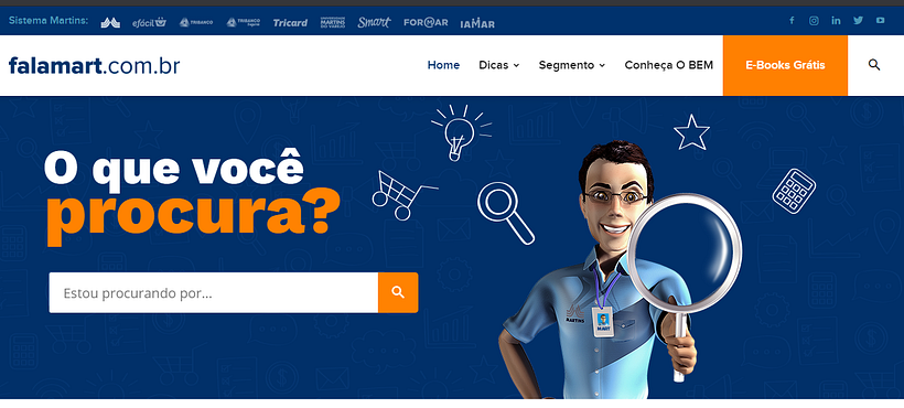 Home do FalaMart, blog do Martins.com.br