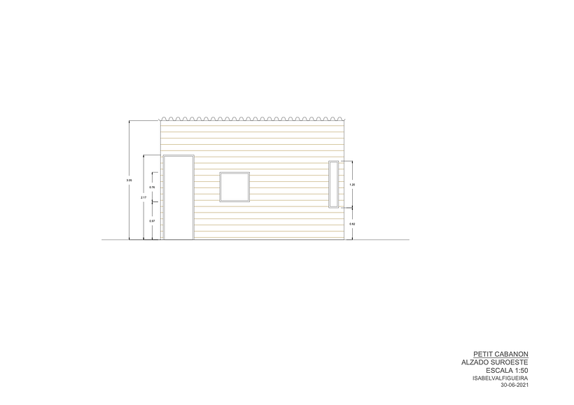 Meu projeto do curso: Introdução ao desenho arquitetônico no AutoCAD 2
