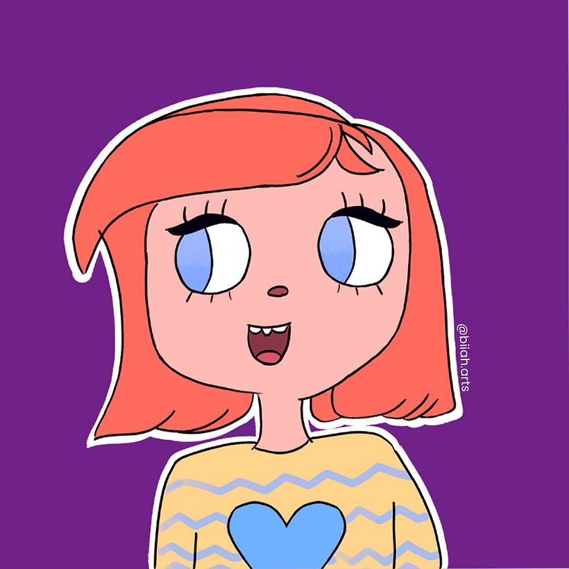 Ilustração Digital - Menina 1