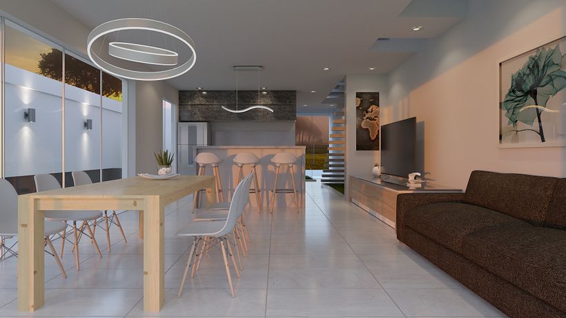 My project in Interior Renders with SketchUp and V-Ray Next course 1
