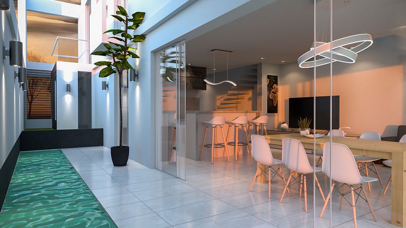 My project in Interior Renders with SketchUp and V-Ray Next course 4