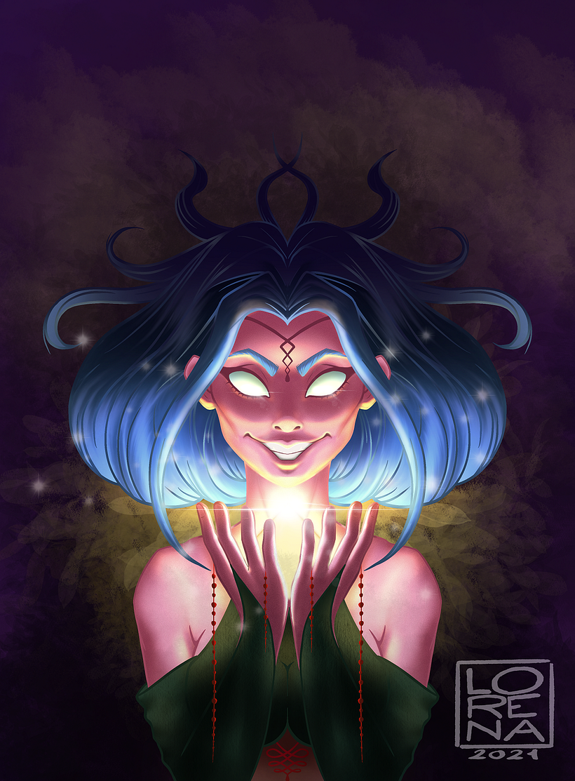 My project in Female Character Portraits in Procreate course 4