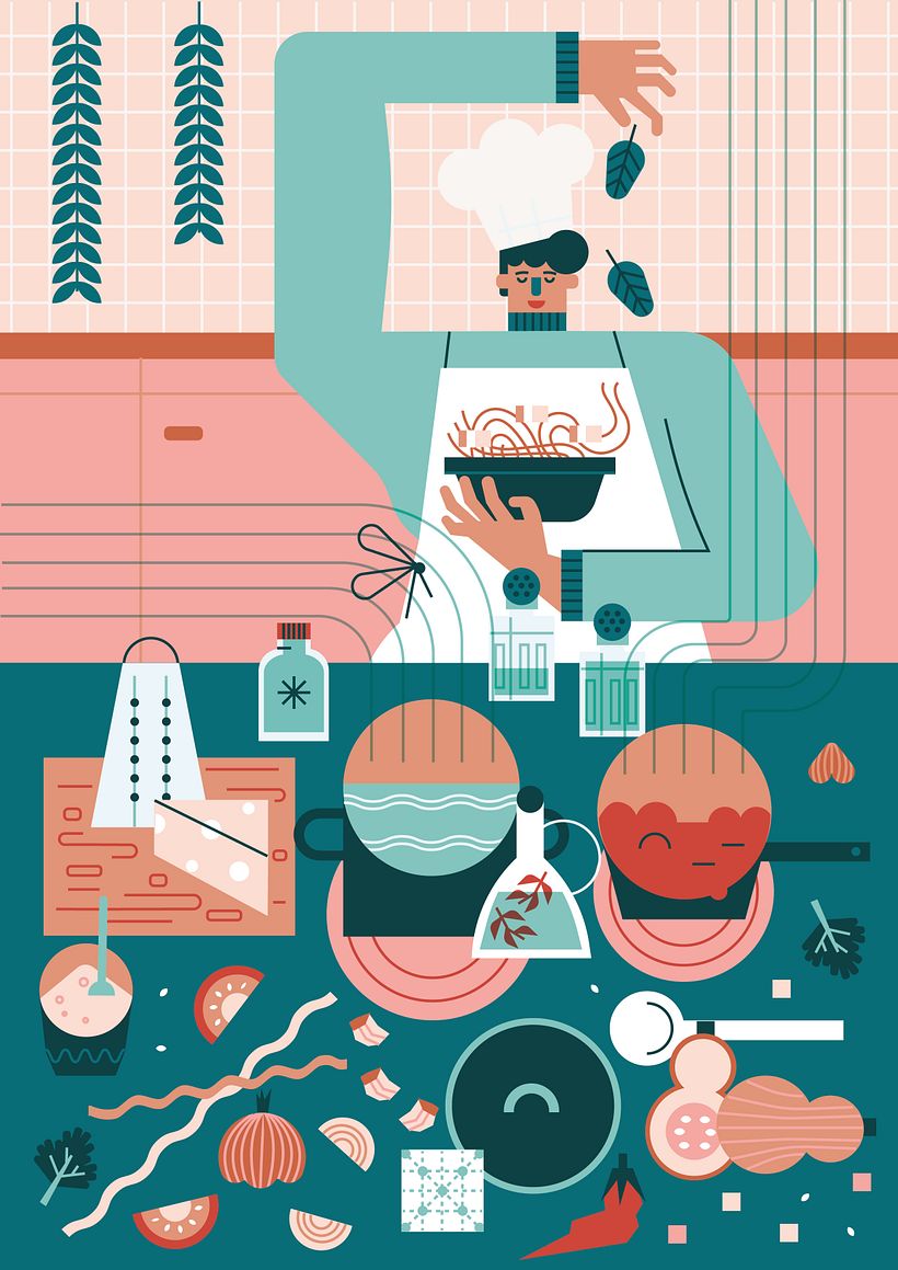 Mi Proyecto del curso: Ilustración vectorial: personalidad y color 2
