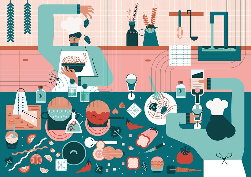 Mi Proyecto del curso: Ilustración vectorial: personalidad y color 1