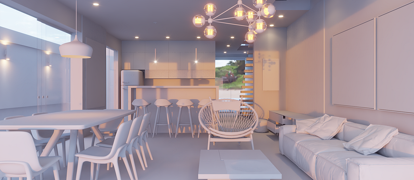 Proyecto del curso: Render de interiores con SketchUp y V-Ray Next 3