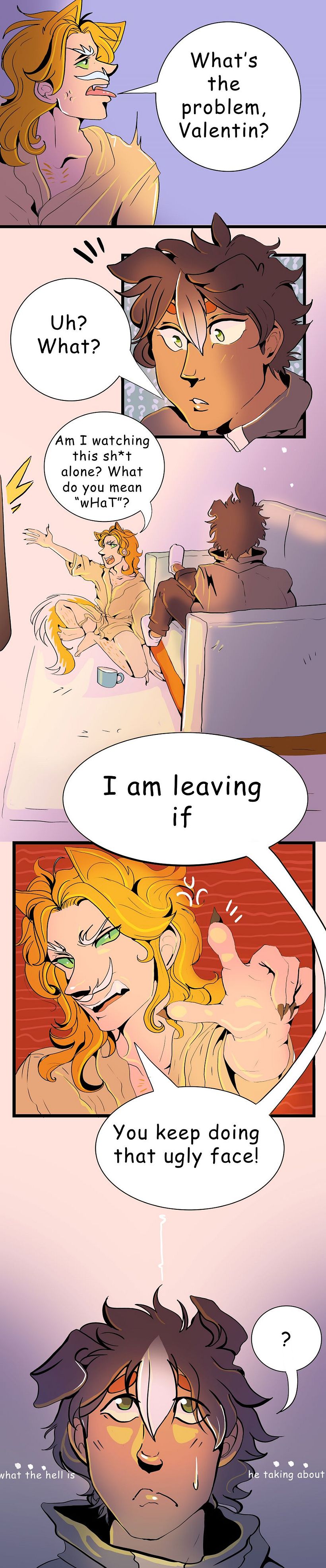 My project in Introduction to Digital Comic course - VALE & MANO 4