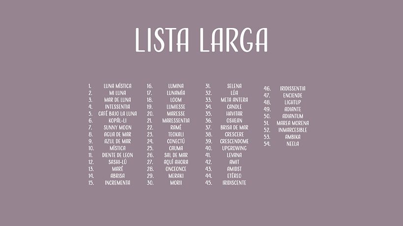 Mi Proyecto del curso: Naming para blog / vlog de crecimiento personal y espiritualidad 22