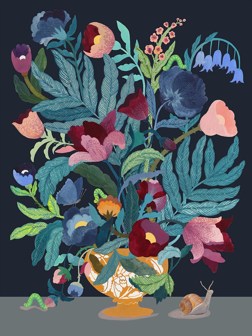 "Floral bouquet" 1