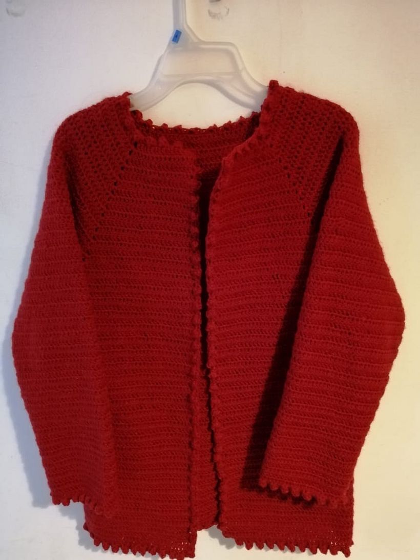Mi Proyecto del curso:  Top-down: prendas a crochet de una sola pieza 3