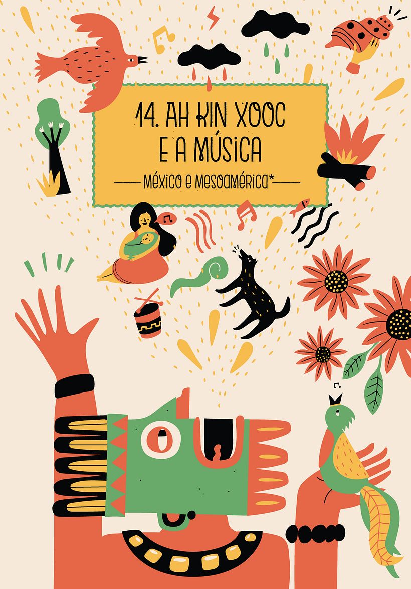 Ah Kin Xooc and the music - A tale from Mexico and Mesoamerica