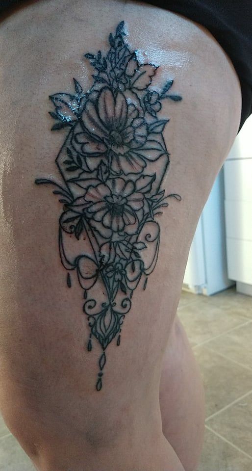 Mon projet du cours : Tatouage botanique en pointillisme 6