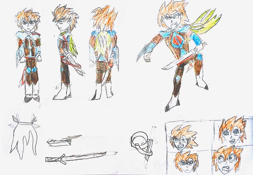 Mi Proyecto del curso:(tokiro Sakura) Dibujo de personajes manga desde cero 3
