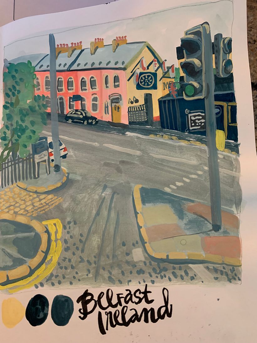 My project in Pictorial Sketchbook with Gouache course 3