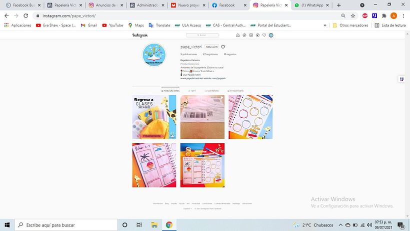 Somos una papelería que comparte opciones de cómo crear cosas maravillosas con nuestros productos.