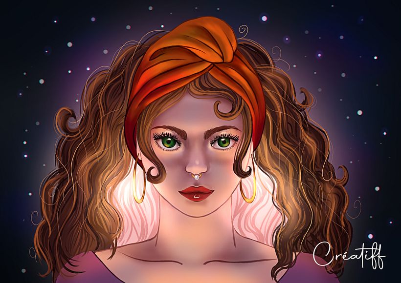 Mon projet du cours : Éclairage et couleur pour portraits numériques sur Photoshop 2