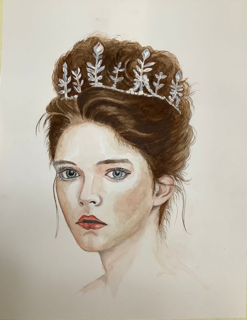 My project in Watercolor Portrait / Sol Barros course 1