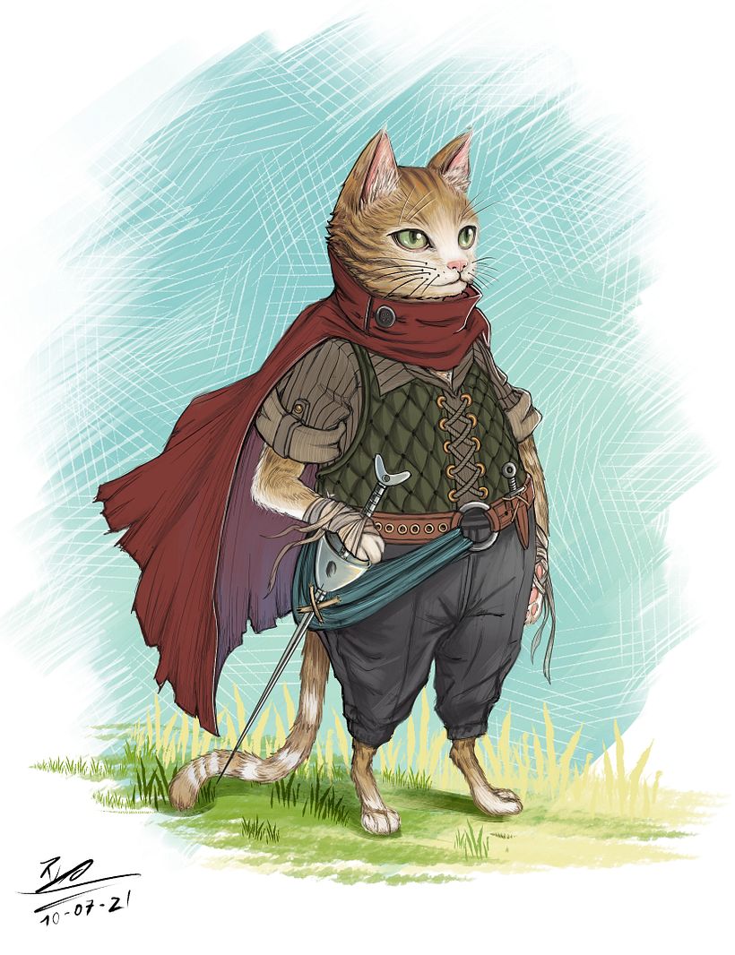 Badass and Kawai mercenary.