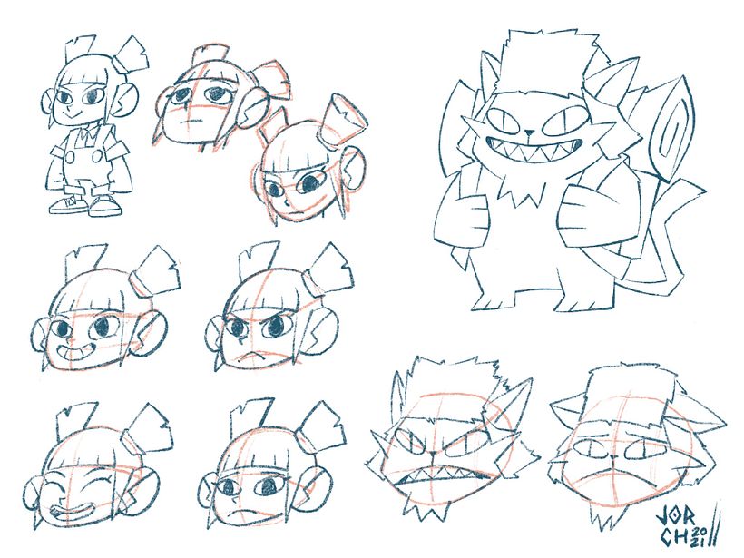 Mi Proyecto del curso: Creación de personajes para cuentos infantiles con Procreate "Amigo Imaginarrio" 3