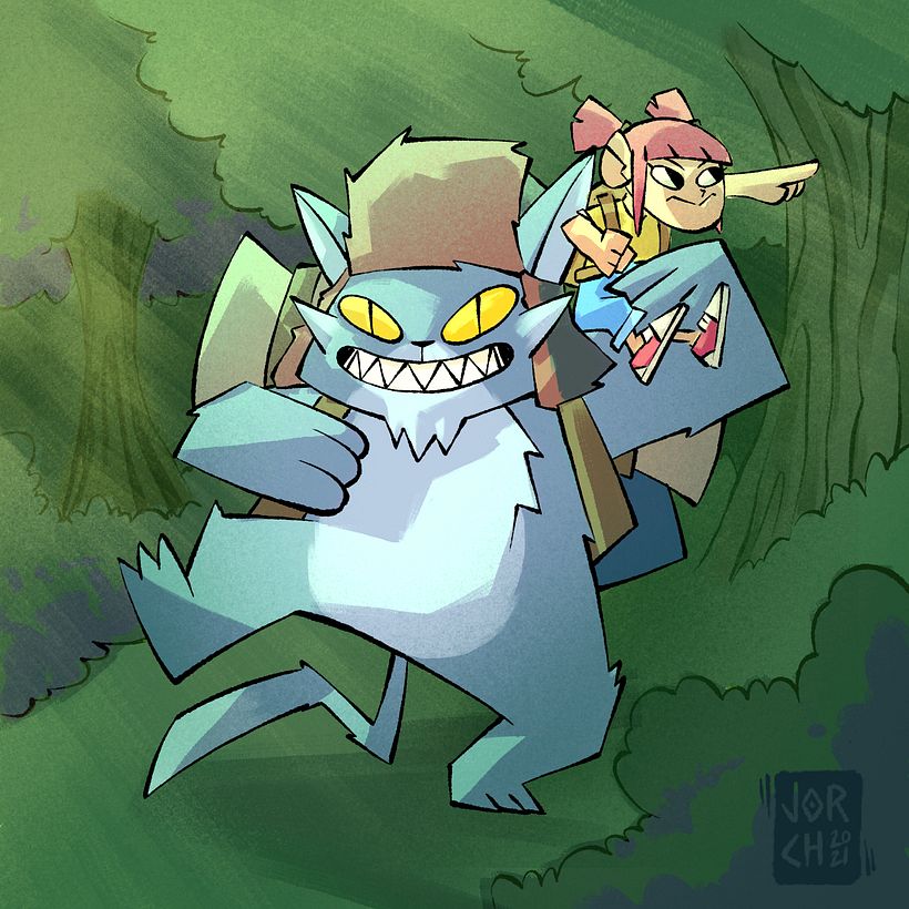 Mi Proyecto del curso: Creación de personajes para cuentos infantiles con Procreate "Amigo Imaginarrio" 6