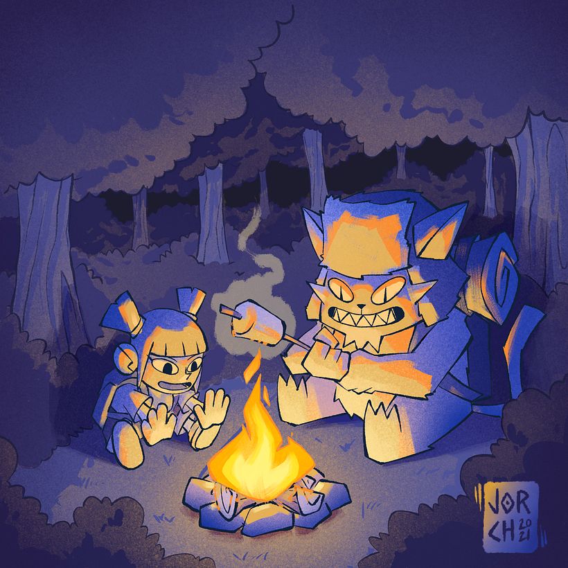 Mi Proyecto del curso: Creación de personajes para cuentos infantiles con Procreate "Amigo Imaginarrio" 7
