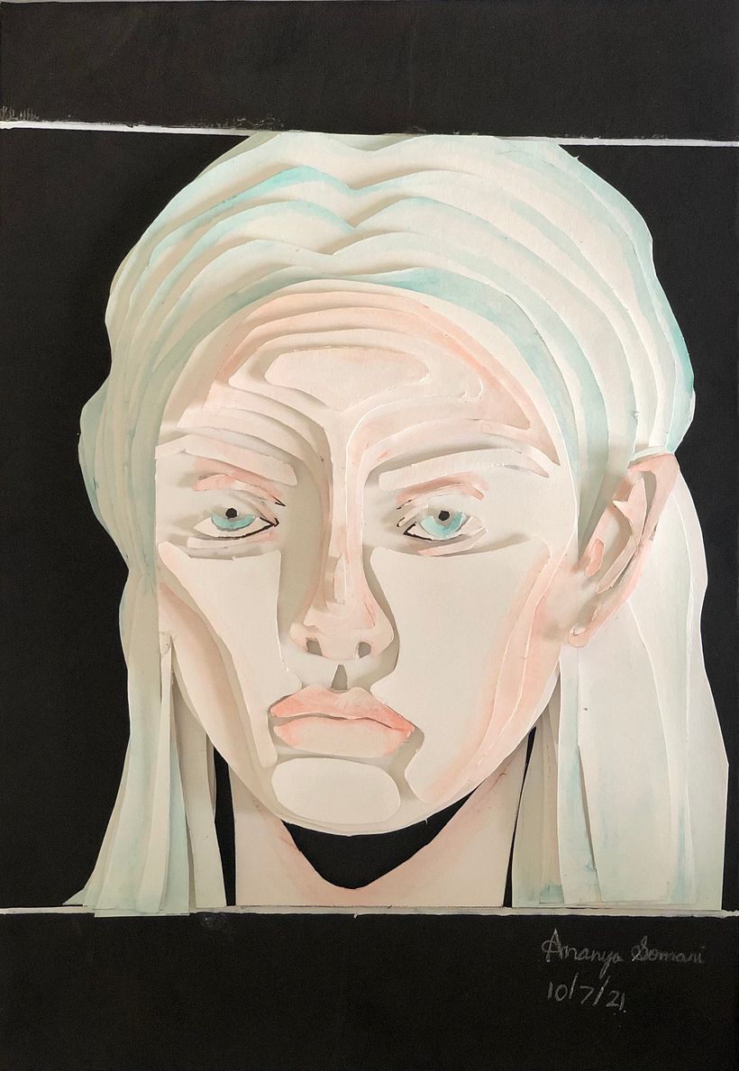 My project in 3D Portraits with Paper Layers course 1