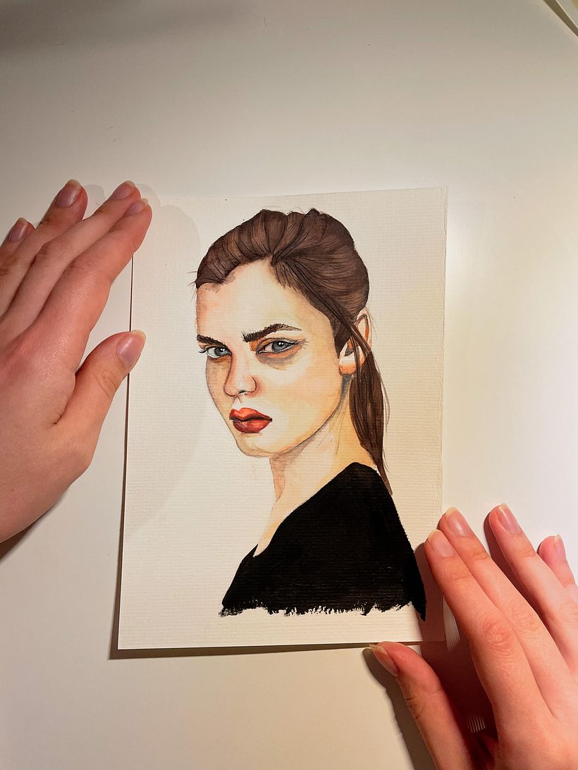 My project in Watercolor Portrait from a Photo course 2