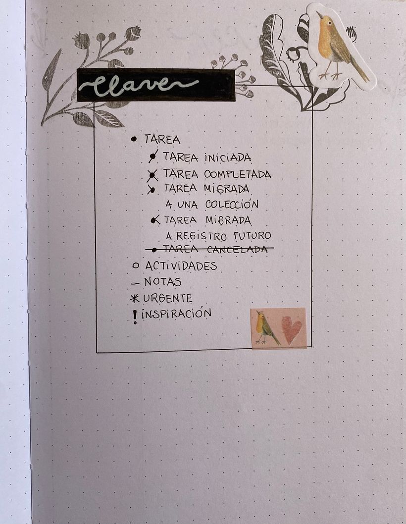 Mi Proyecto del curso:  Bullet journal creativo: planificación y creatividad  1