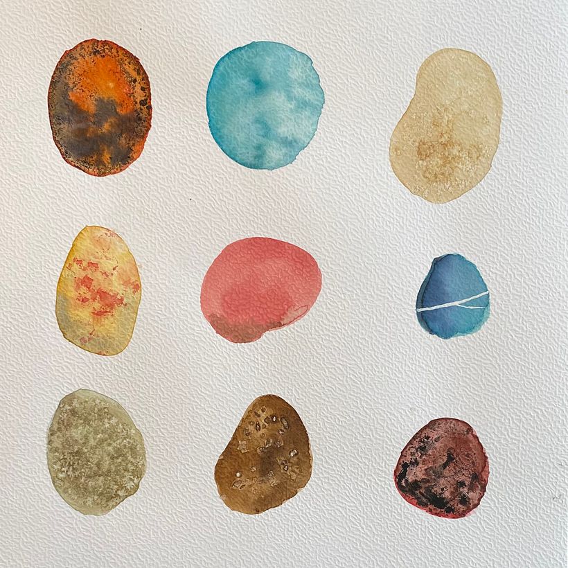 My projects in ‌Illustration of Natural Elements in Watercolor course 6