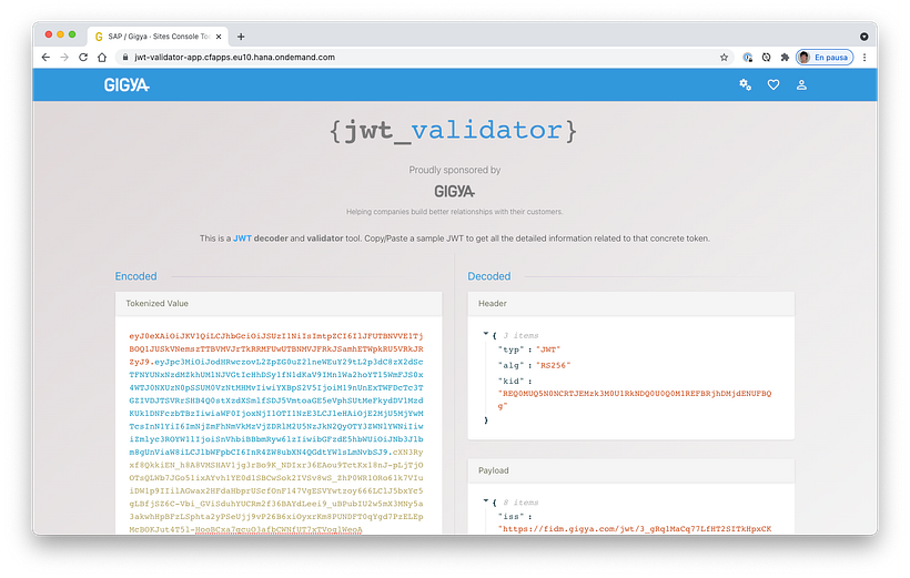 JWT Decoder Section
