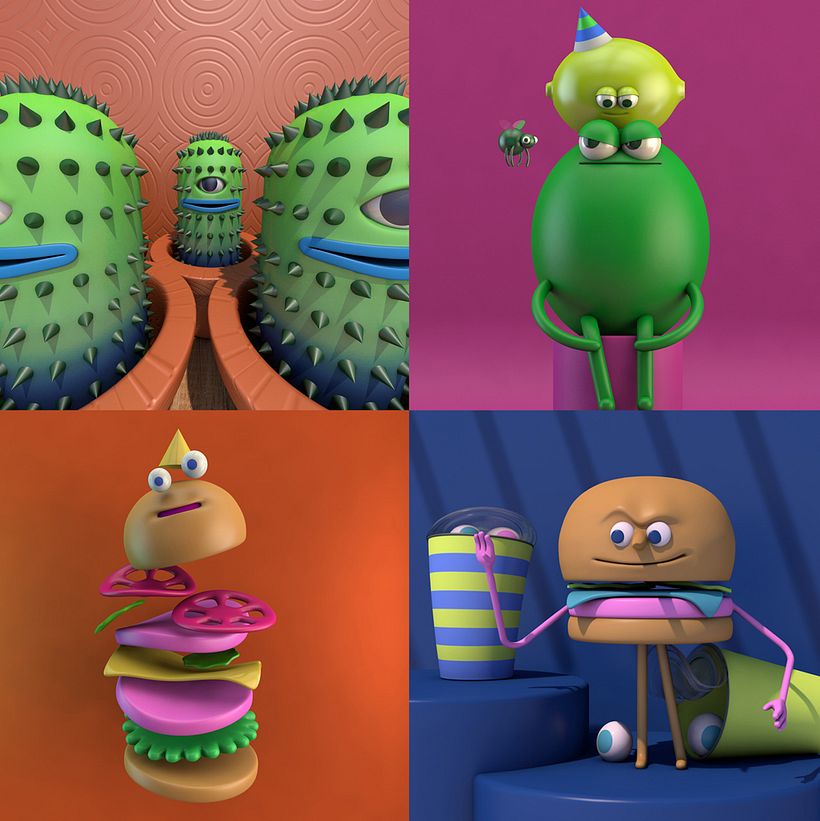 Diseño de personajes en Cinema 4D. Curso de Aaron Martinez. 3