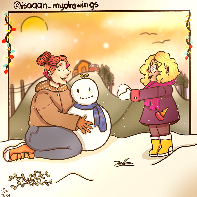 Primeira Ilustração trabalhando com cenário simples  1