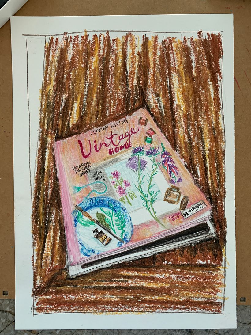 My project in Creative Drawing with Oil Pastels course 2