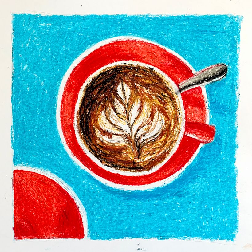 My project in Creative Drawing with Oil Pastels course 3