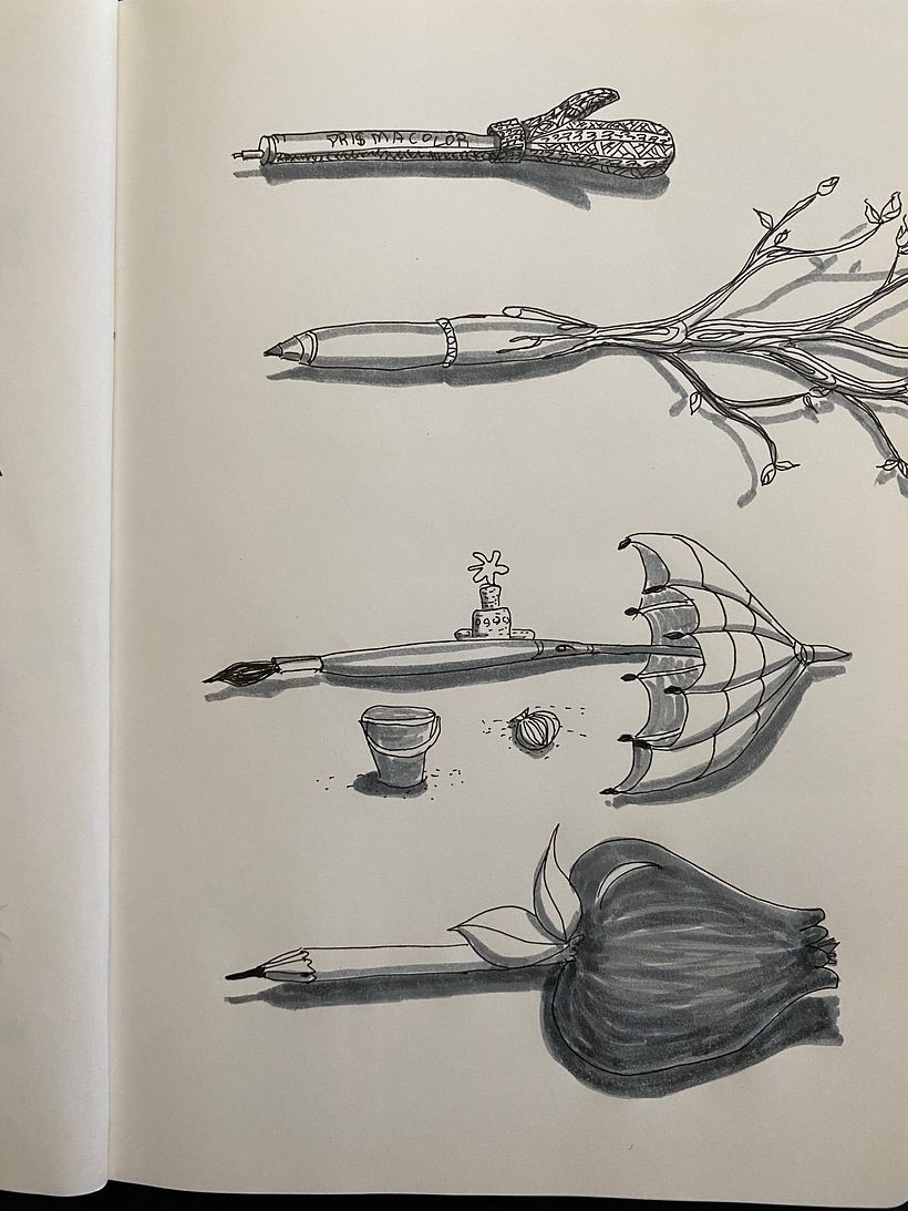 Drawing instruments from memory 1
