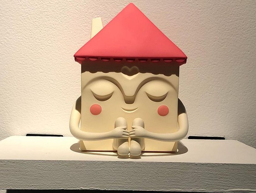 Stay home vinyl toy 2