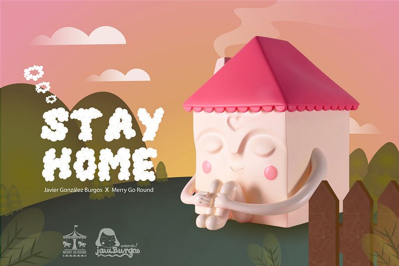 Stay home vinyl toy 7