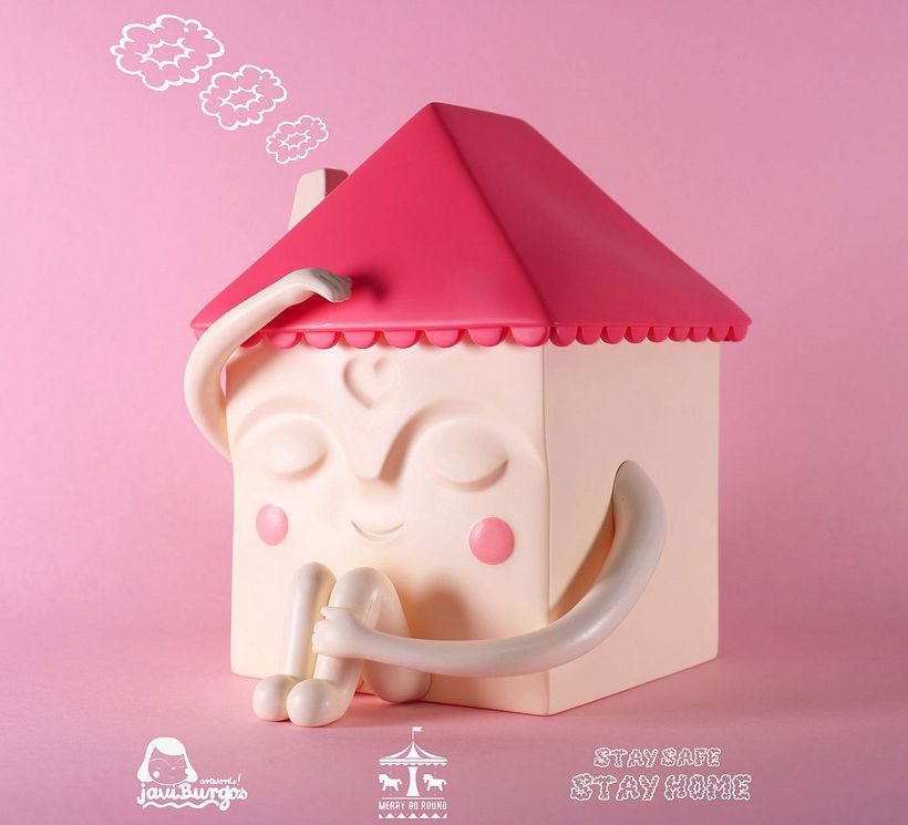 Stay home vinyl toy 8