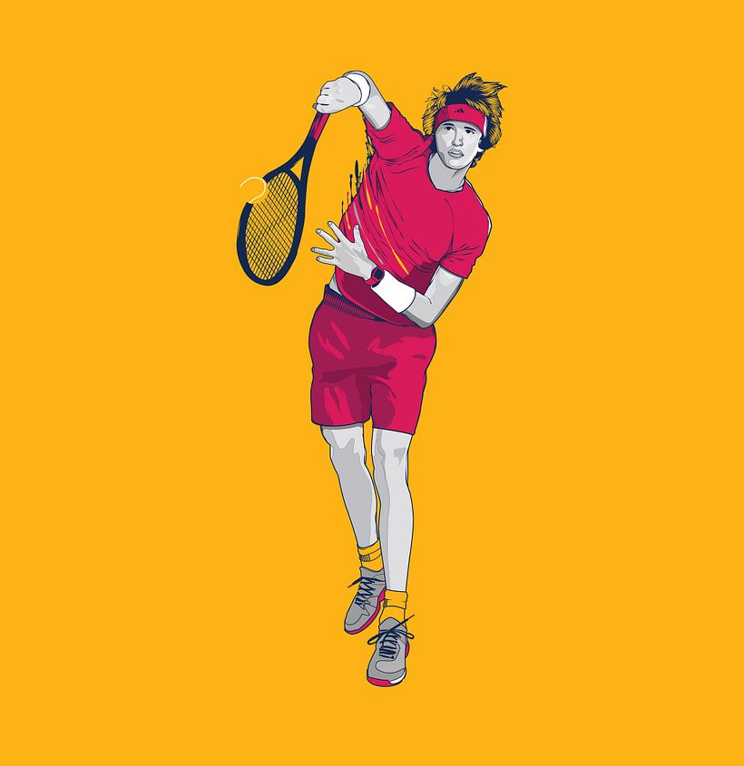 The first illustration for the cover story