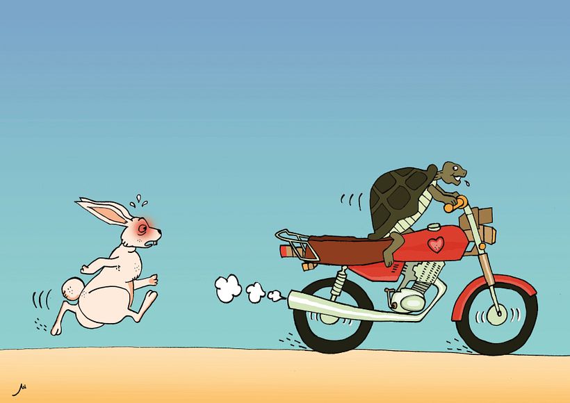 rabbit and tortuis 2