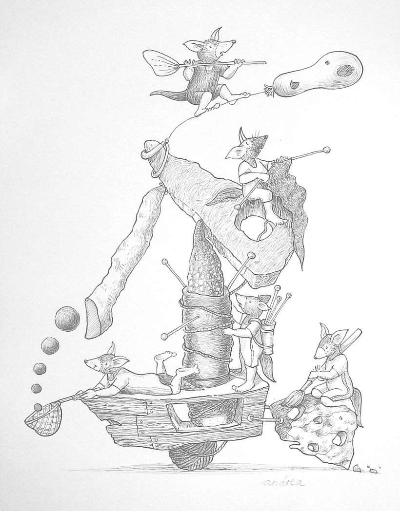 My project in Surrealistic Fineliner Illustration course 7