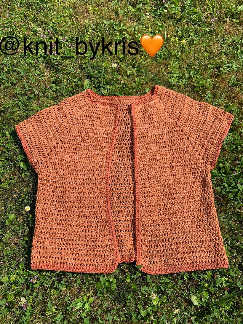 My project in  Top-Down: One-Piece Crocheted Garments  course 3