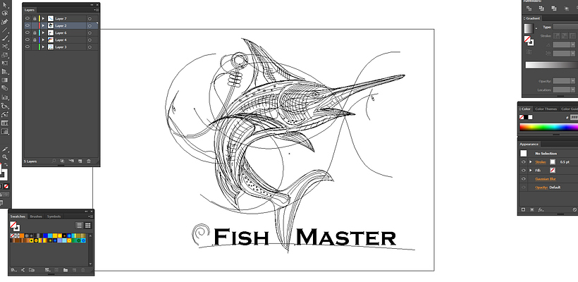 Fish Master Illustration  3
