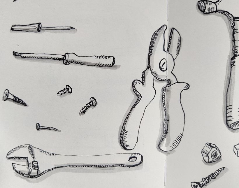 Some spreads I have done in my sketchbook  2
