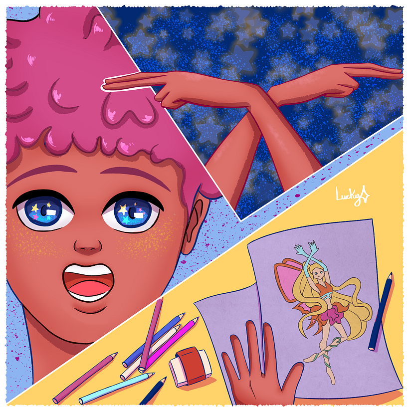 Meu projeto do curso: Ilustração digital com influência mangá 4