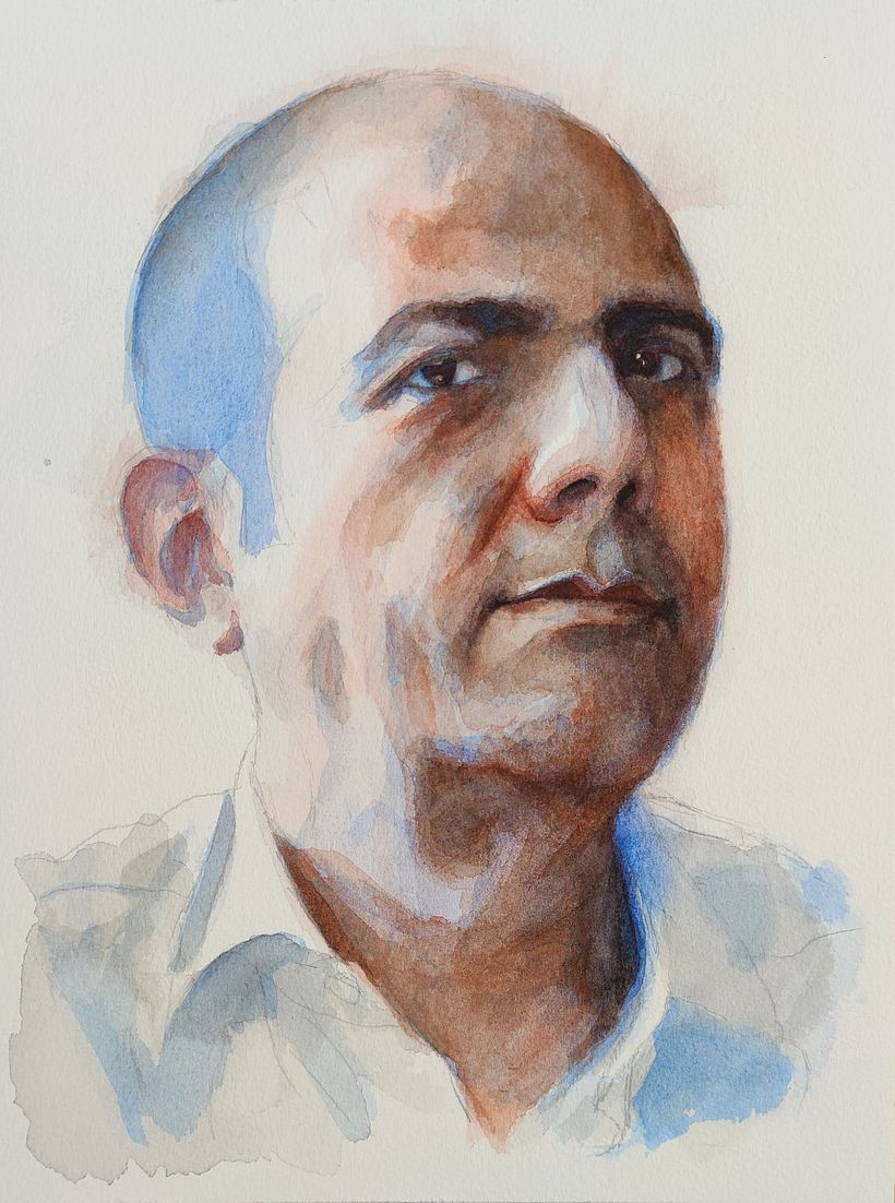 Autoretrato tras el curso de Alejandro Casanova